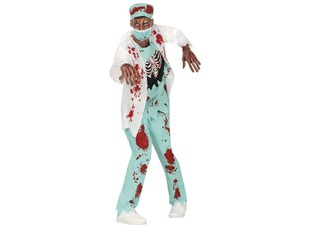 Zombie kirurg - Mann 1 Kostyme til herre - 52-54 (L) 