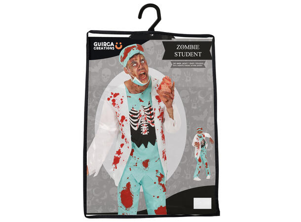 Zombie kirurg - Mann 1 Kostyme til herre - 52-54 (L) 