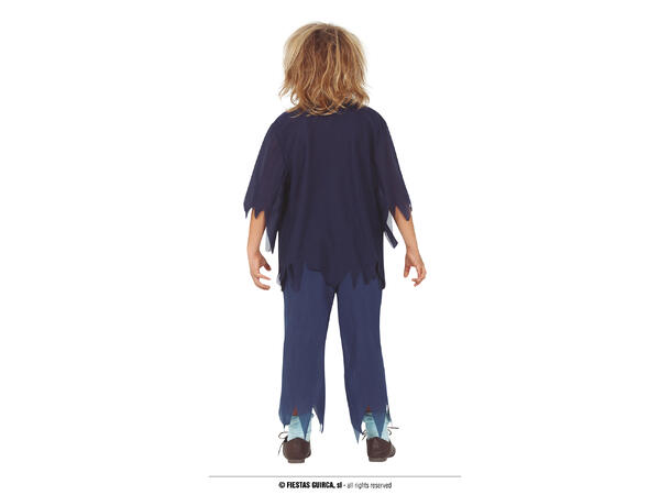 Zombie skoleelev - Gutt 1 Kostyme til barn - 5-6 år (119 cm) 