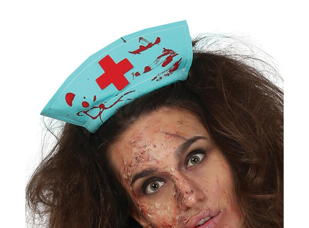 Zombie sykepleier - Blodig 1 Kostyme til dame - 38-40 (M) 