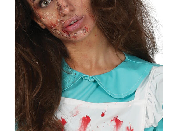 Zombie sykepleier - Blodig 1 Kostyme til dame - 38-40 (M) 
