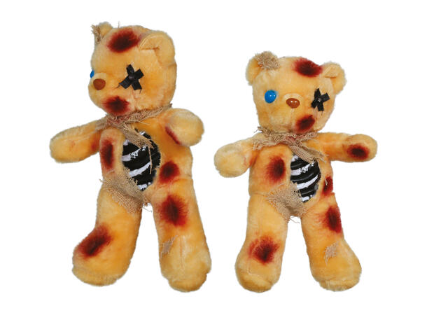 Zombie teddybjørn 1 Figur - 31cm 