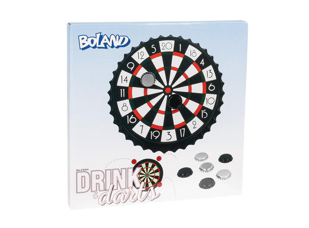 Drikkelek - Dart & Shot Innhold Dartbrett (25cm) 6 Ølkorker 