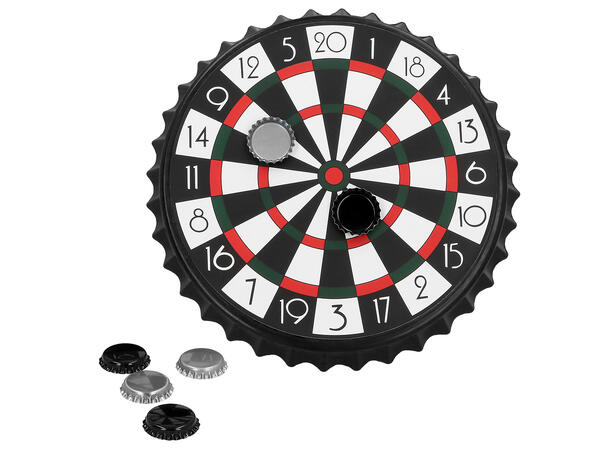 Drikkelek - Dart & Shot Innhold Dartbrett (25cm) 6 Ølkorker