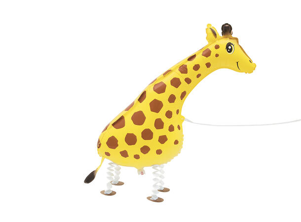 Giraff - Gående kjæledyr ballong 1 Folieballong gående kjæledyr