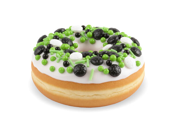 Kakestrøssel - Fotball - 3 varianter 1 Pakke med 3 poser kakepynt - 70g 