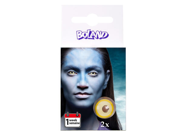 Kontaktlinser - Mørk fé En ukes kontaktlinser