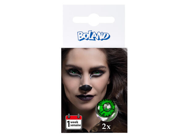 Kontaktlinser - She-wolf (hunn-ulv) En ukes kontaktlinser