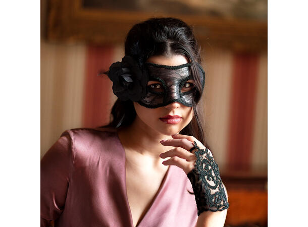 Korte hansker - blonde - sort 1 par - onesize