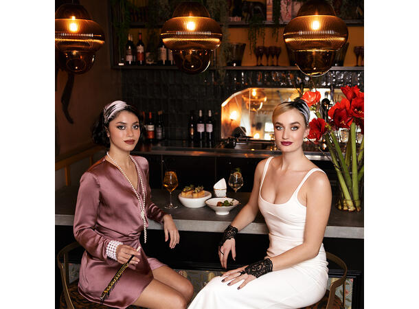 Korte hansker - blonde - sort 1 par - onesize