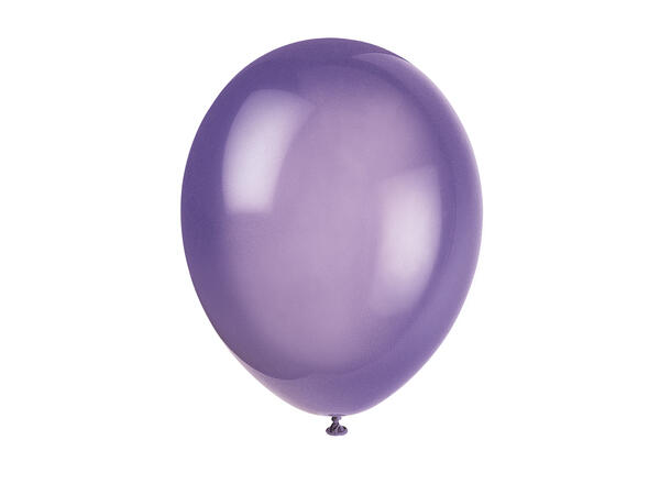 Premium ensfarget - Lilla 50 Gummiballonger - 30cm (12")
