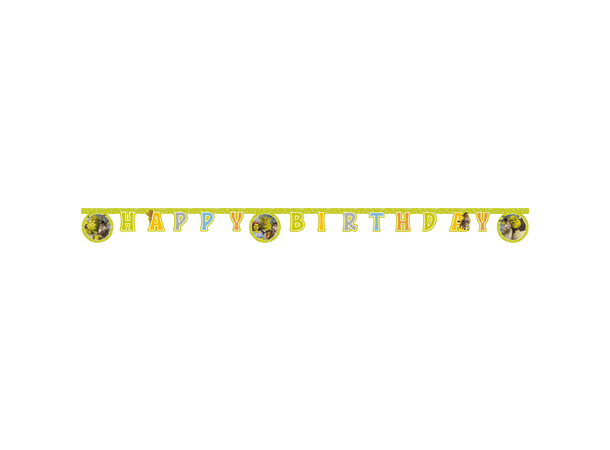 Shrek 1 FSC - "Happy Birthday" - Leddbanner 