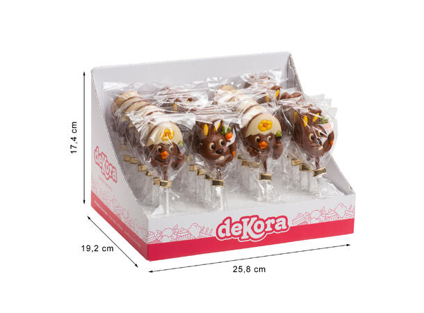Sjokoladepinne - Hare/kylling assortert Sjokolade på påinne - 20gr 