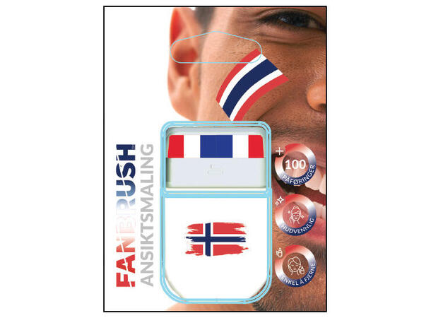 Sminkestift - Norsk flagg 1 sminkestift 