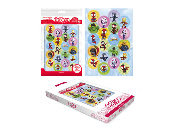 Spidey 1 Ark med spiselig kakedekor - sukkerfri 