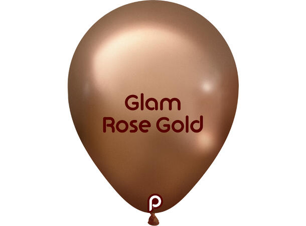 11R - Glam TM Rose Gold 50 Gummiballonger - 28cm (11")