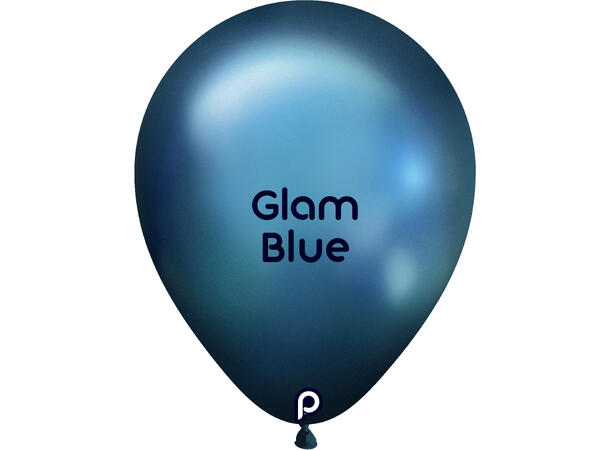18R - Glam TM Blue 25 Gummiballonger - 45cm (18") 