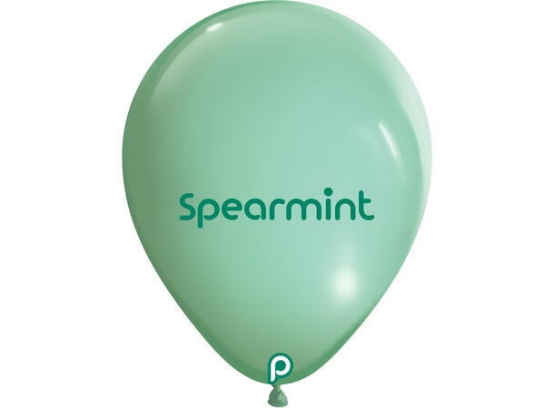 18R - Spearmint 25 Gummiballonger - 45cm (18") 