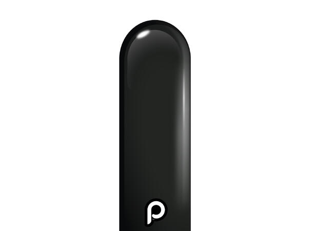 260P - Black 50 Gummiballonger til figurer - Neck up