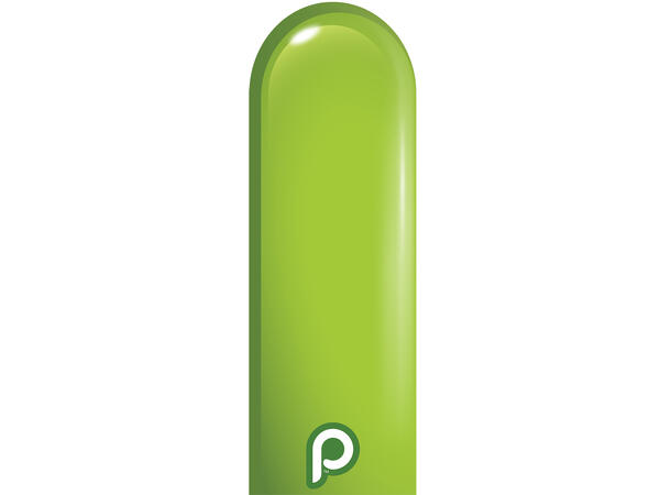260P - Chartreuse 50 Gummiballonger til figurer - Neck up