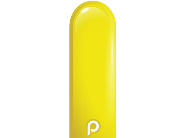 260P - Yellow 50 Gummiballonger til figurer - Neck up