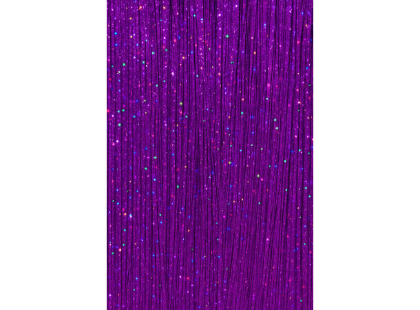 3 Hairextesion - Glitter Lilla 3 Hairekstesions - 50cm 