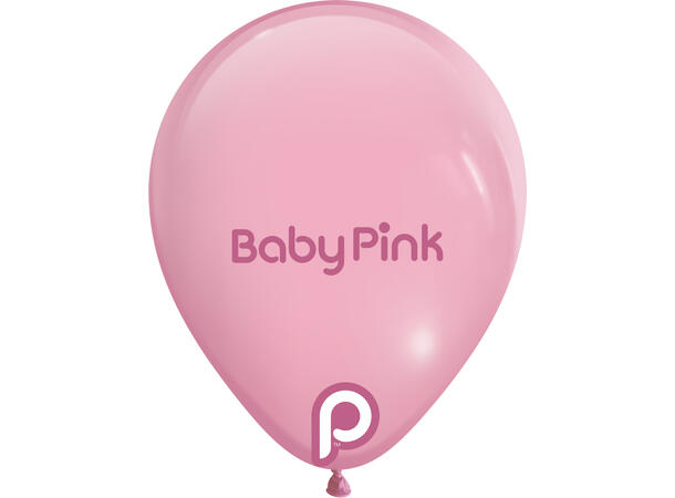 5R - Baby Pink 100 Gummiballonger - 13cm (5")