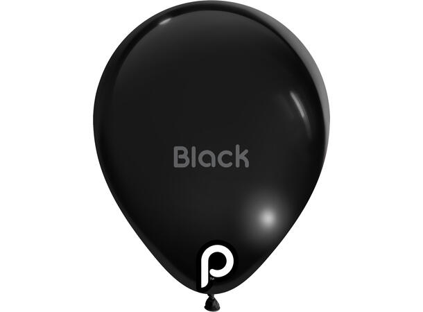 5R - Black 100 Gummiballonger - 13cm (5")