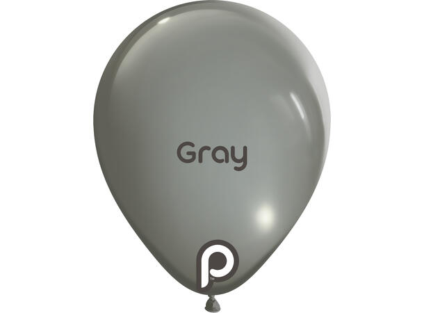 5R - Gray 100 Gummiballonger - 13cm (5")