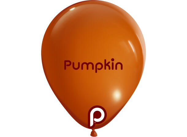 5R - Pumpkin 100 Gummiballonger - 13cm (5")