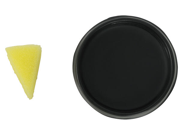 Ansiktssminke med svamp - Sort 1 Boks sminke - 9g 