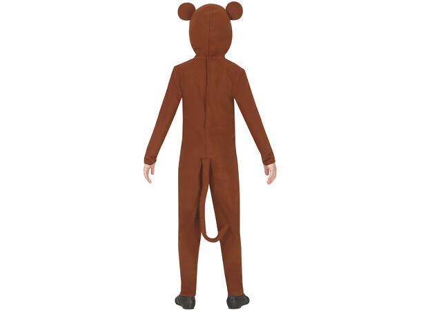 Apekostyme - Brun 1 Barnekostyme Unisex - Str 5-6 År 
