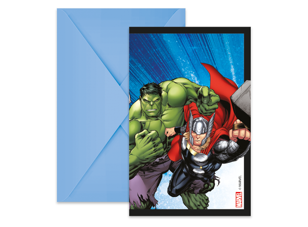 Avengers Evergreen 6 FSC - Invitasjoner med konvolutt