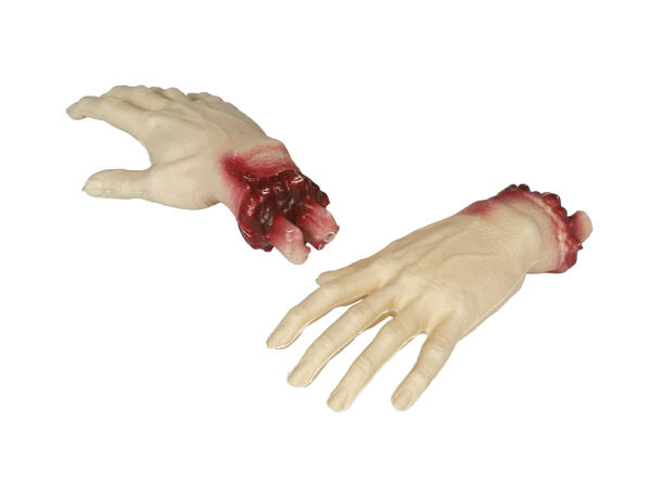 Avkappet hånd - Blodig 1 Dekorasjon i PVC - 22cm 