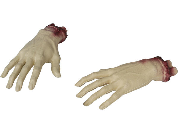Avkappet hånd - Blodig 1 Dekorasjon i PVC - 22cm 