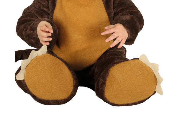 Baby Apekatt - Brun 1 Babykostyme - Str 18-24 Mnd 