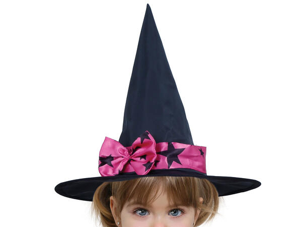 Baby Heksekjole og hatt - Rosa 1 Babykostyme til jente - Str 12-18 Mnd 