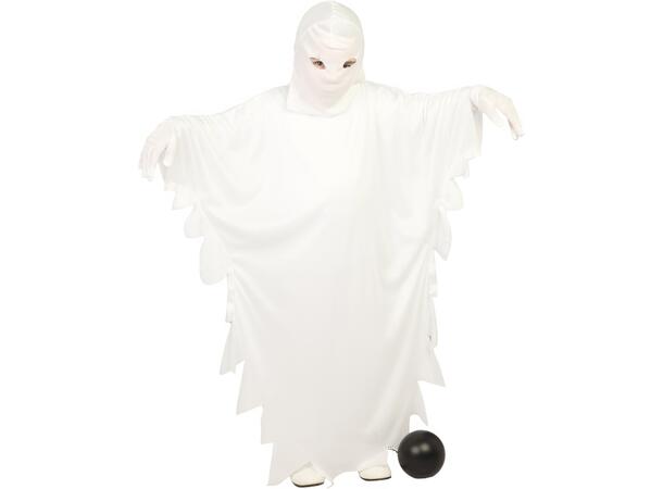 Barnespøkelse - Hvit 1 Barnekostyme til gutt - Str 3-4 År 
