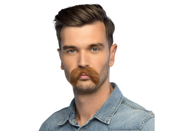 Bart - Brun 1 Selvklebende bart 