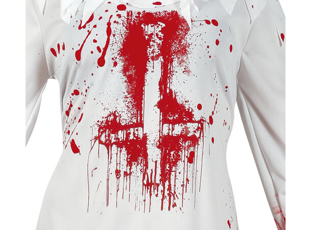 Blodig nonnekostyme - Hvit 1 Damekostyme - str 38-40 (M) 