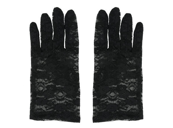 Blondehansker - Sort - Korte 1 Par hansker - 22cm 