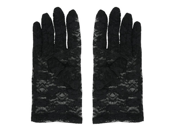 Blondehansker - Sort - Korte 1 Par hansker - 22cm 