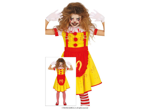 Burgerklovn - Miss McKiller - Jente 1 Kostyme til barn - 7-9 år (133 cm) 