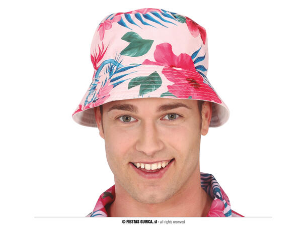 Bøttehatt - Flamingo - Rosa 1 Hatt i polyester til voksen 