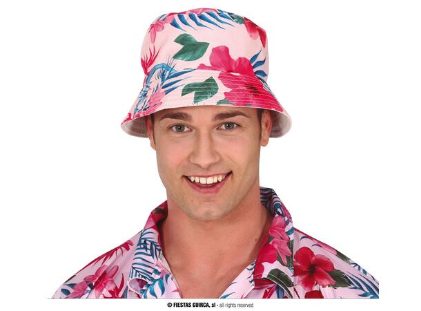 Bøttehatt - Flamingo - Rosa 1 Hatt i polyester til voksen 