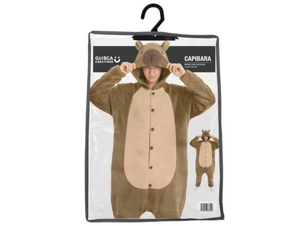 Capybara - Onepiece - Grønn 1 Herrekostyme - str 48-50 (M) 