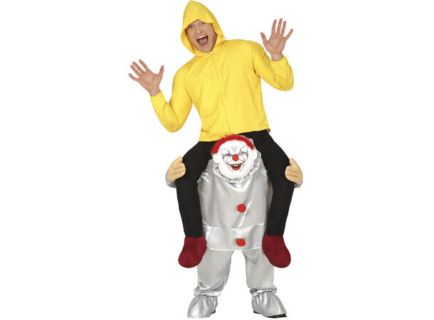 Carry Me kostyme - Morderklovn 1 Kostyme til voksen - Str 52-54 (L) 