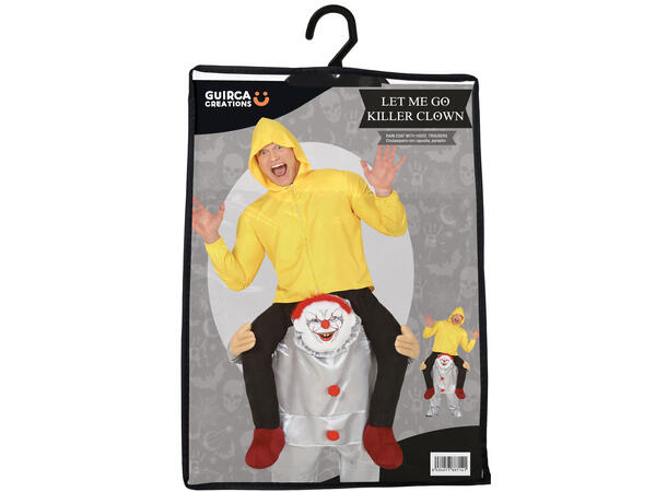 Carry Me kostyme - Morderklovn 1 Kostyme til voksen - Str 52-54 (L) 