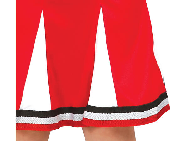 Cheerleader - Barnekostyme 1 Barnekostyme til jente - Str 3-4 År 