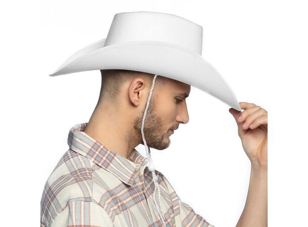 Cowboyhatt - Wichita - Hvit 1 Hatt til voksen - Onesize 